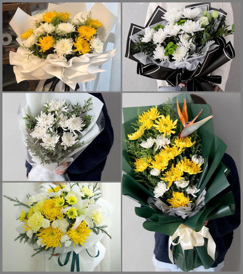 贵州遵义桐梓县马鬃苗族乡梅子村白事花束代送